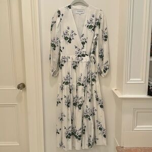 Les Reveries floral wrap dress
